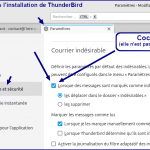 anti-spam interne de thunderbird